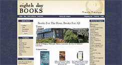 Desktop Screenshot of eighthdaybooks.com
